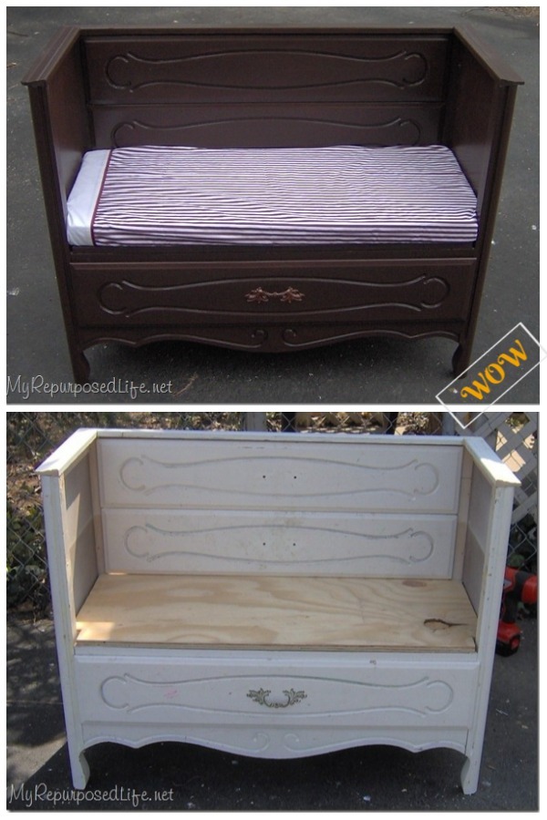 Diy Dresser Bench Easy Craft Ideas