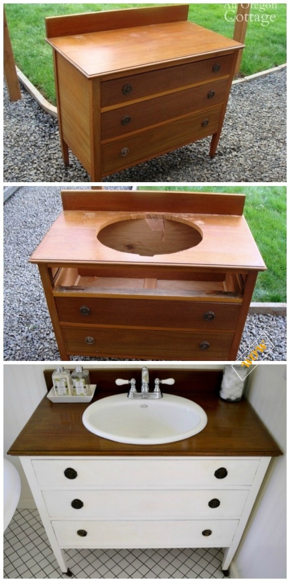 Old Dresser Makeover Ideas Diy Tutorials Turn Dresser Into