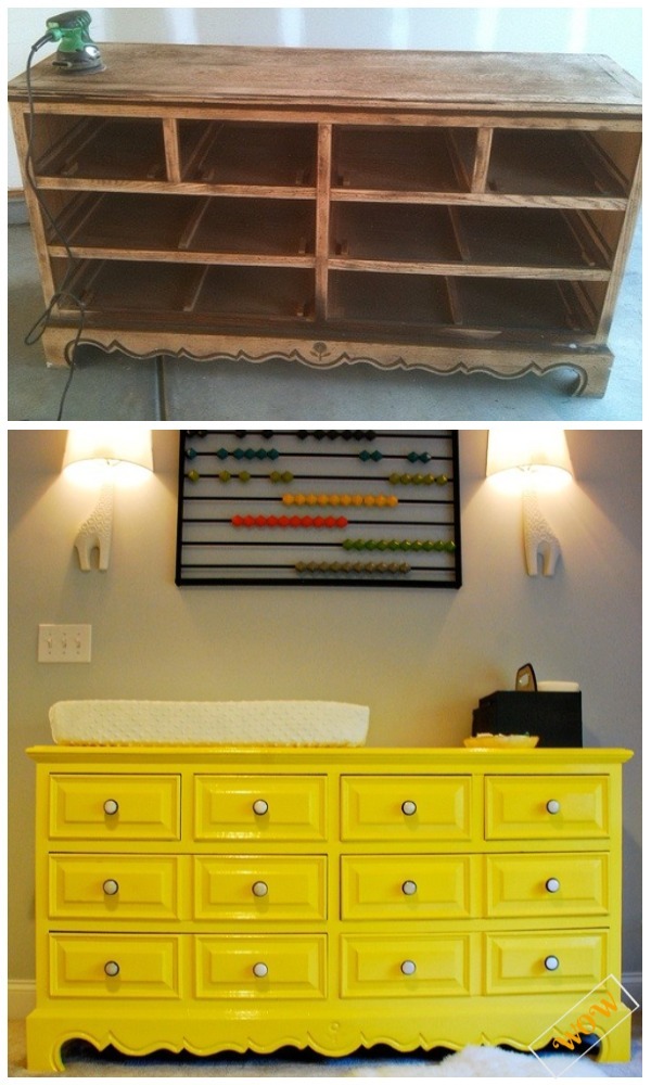 Turning A Dresser Into Changing Table, Changing Table Dresser Ideas