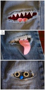 jean with holes
