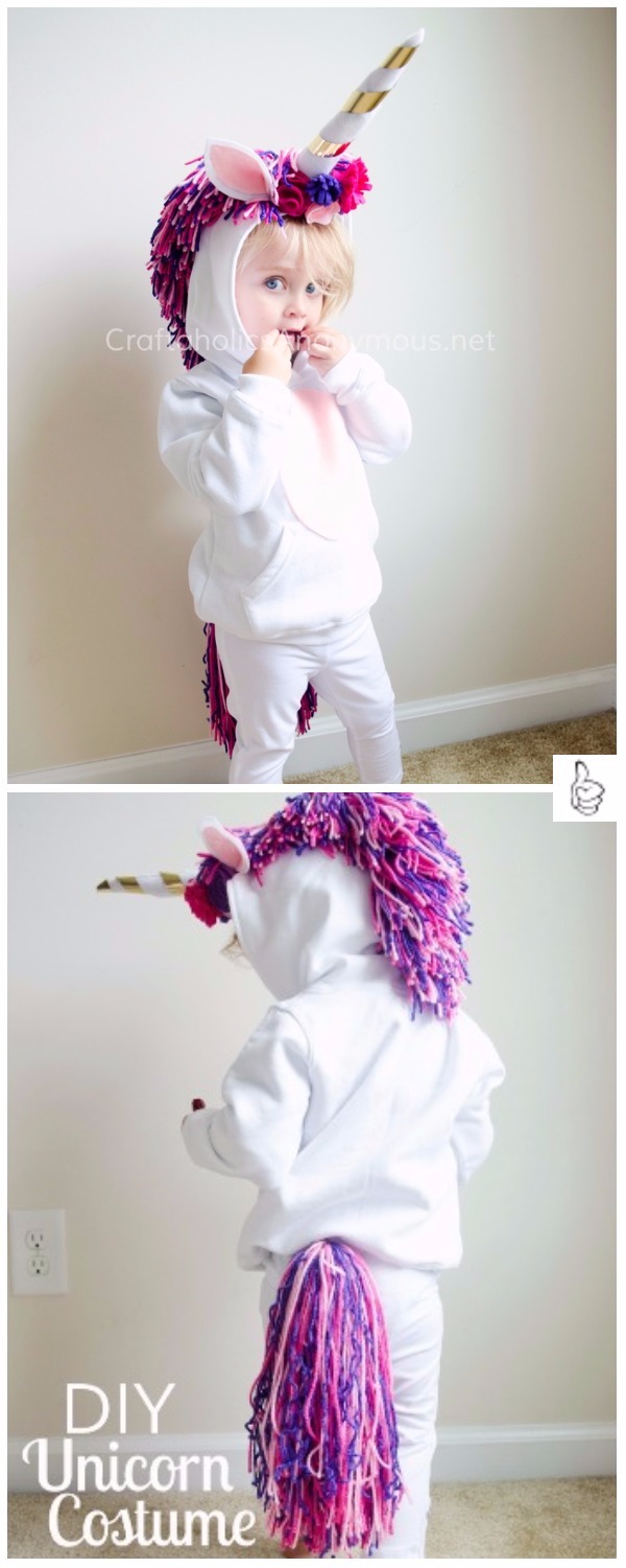 DIY Halloween Costume Free Sew Patterns &amp; Tutorials -DIY Unicorn ...