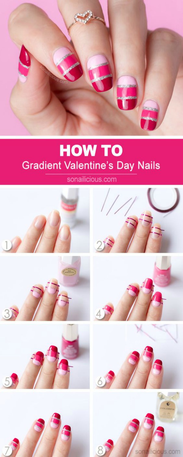 Fabulous Valentine Nail Art DIY Ideas To Make You Thumbs Up